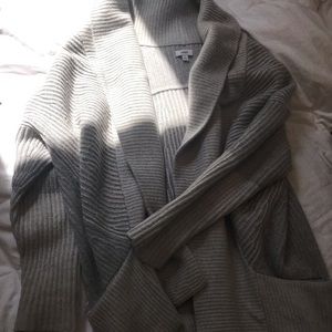 Two toned grey knit Vince sweater